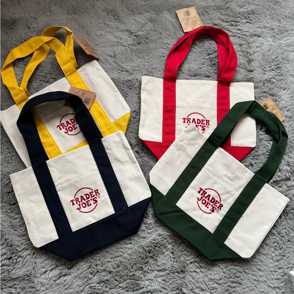 Trader Joe's Canvas Tote Bags